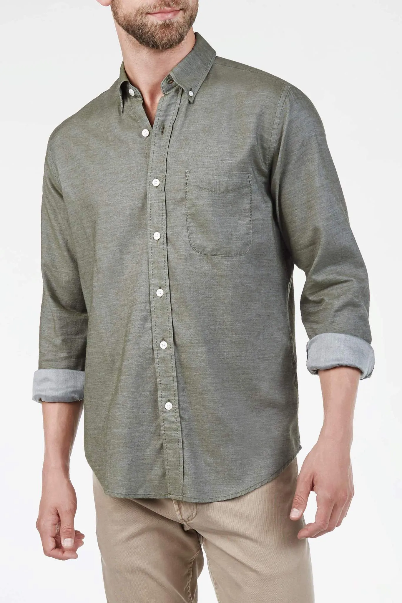 Faherty | Button-Down Kragen Twill Hemd