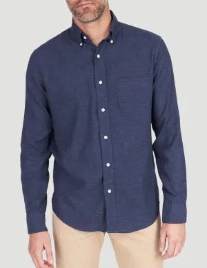 Faherty | Melange Oxford-Hemd