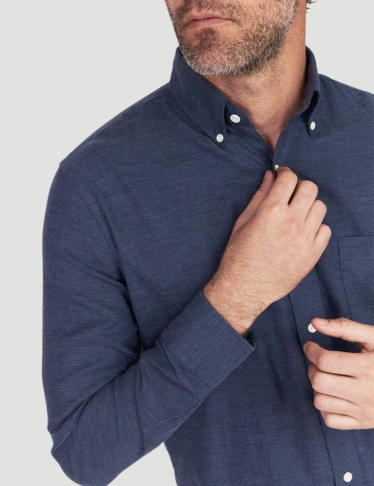 Faherty | Melange Oxford-Hemd