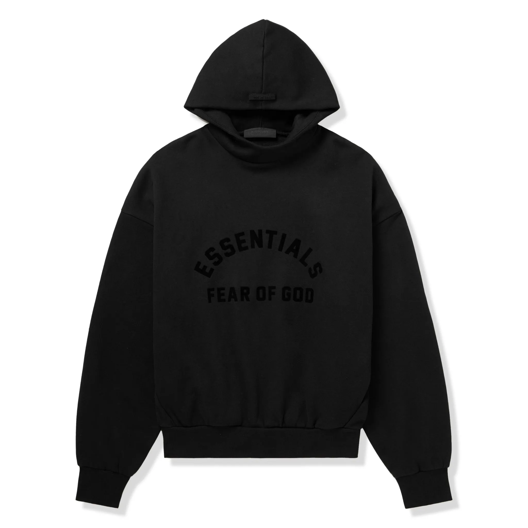 Fear Of God Essentials Schwarze Kapuzenpullover (SS23) Fear of God Essentials Kleidung