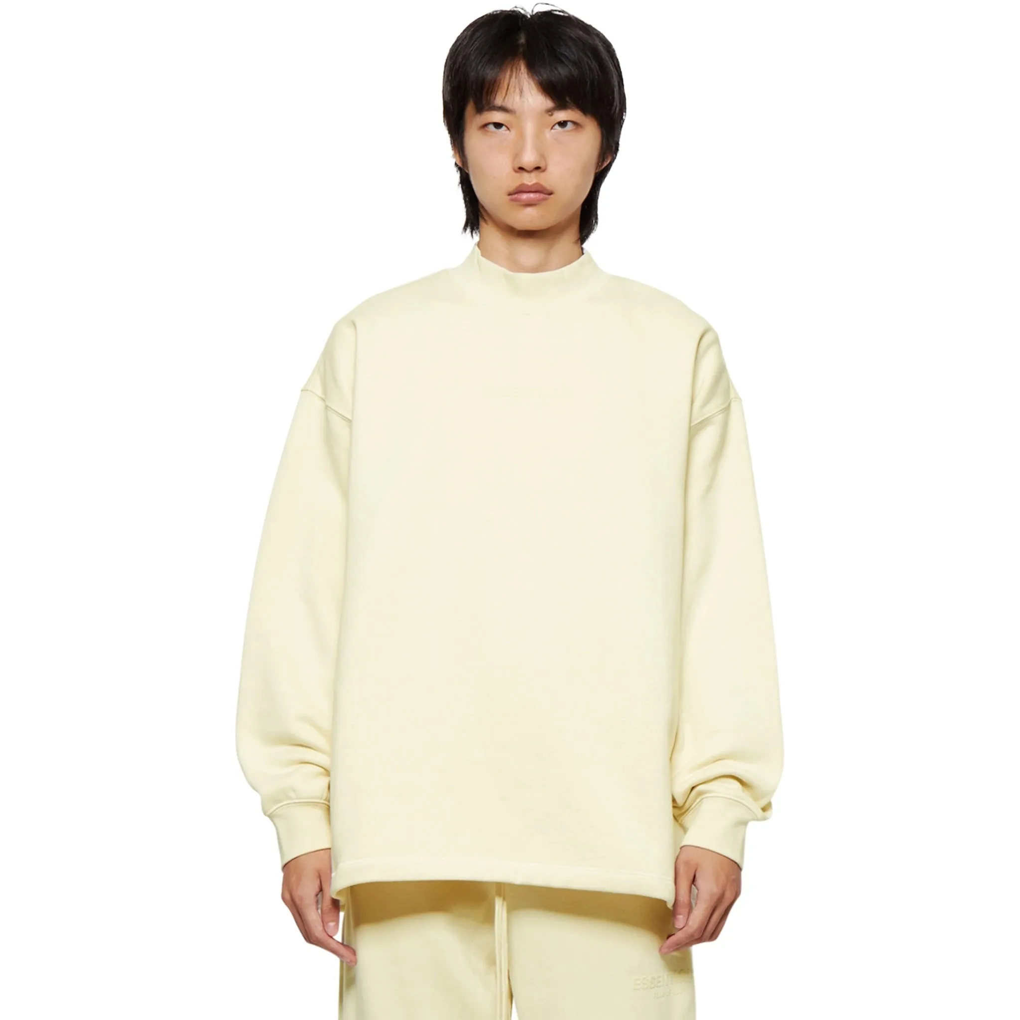 Fear Of God Essentials Entspanntes Eierschalen-Crewneck Fear of God Essentials Kleidung