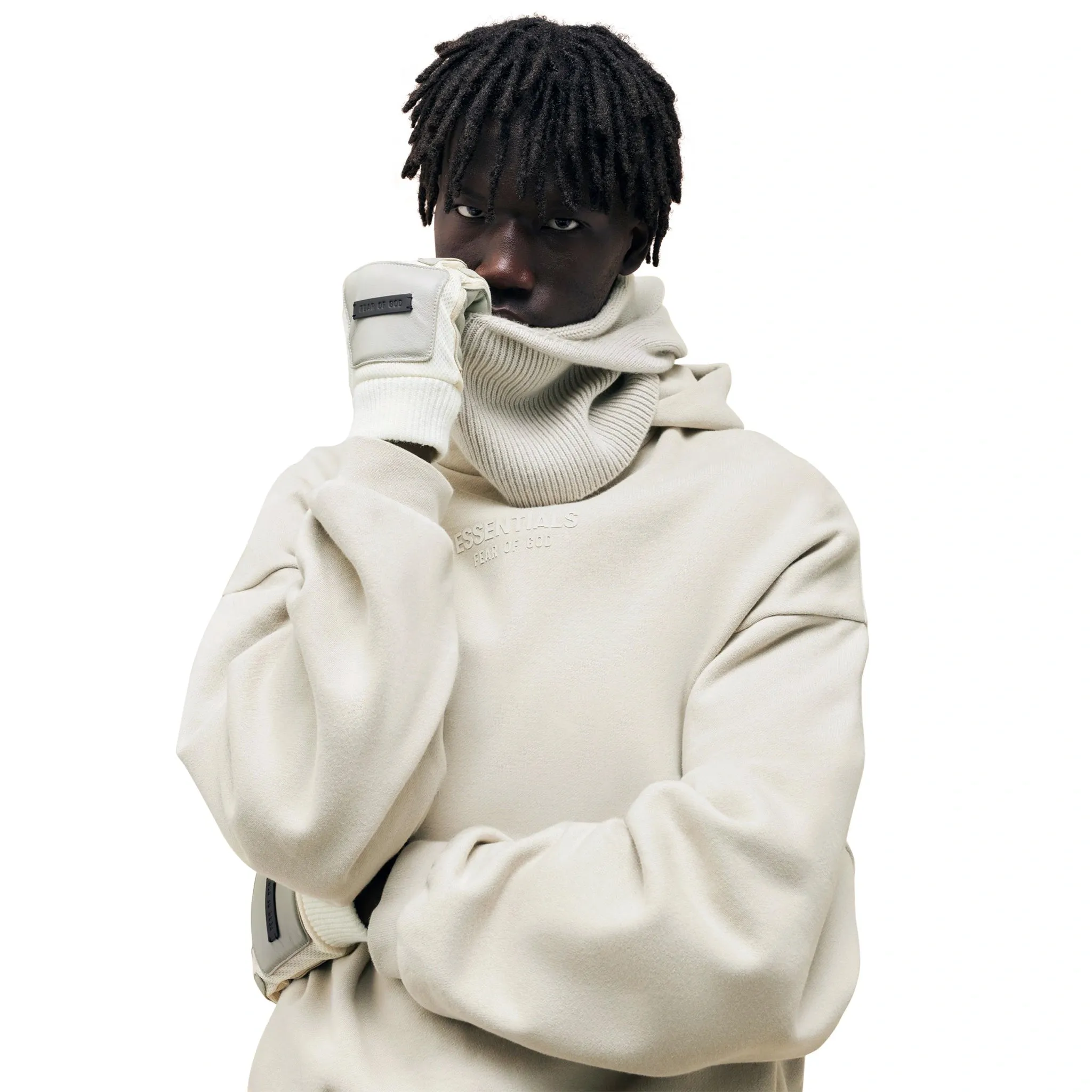 Fear Of God Essentials Silberwolke Kapuzenpullover (FW23) Fear of God Essentials Kleidung