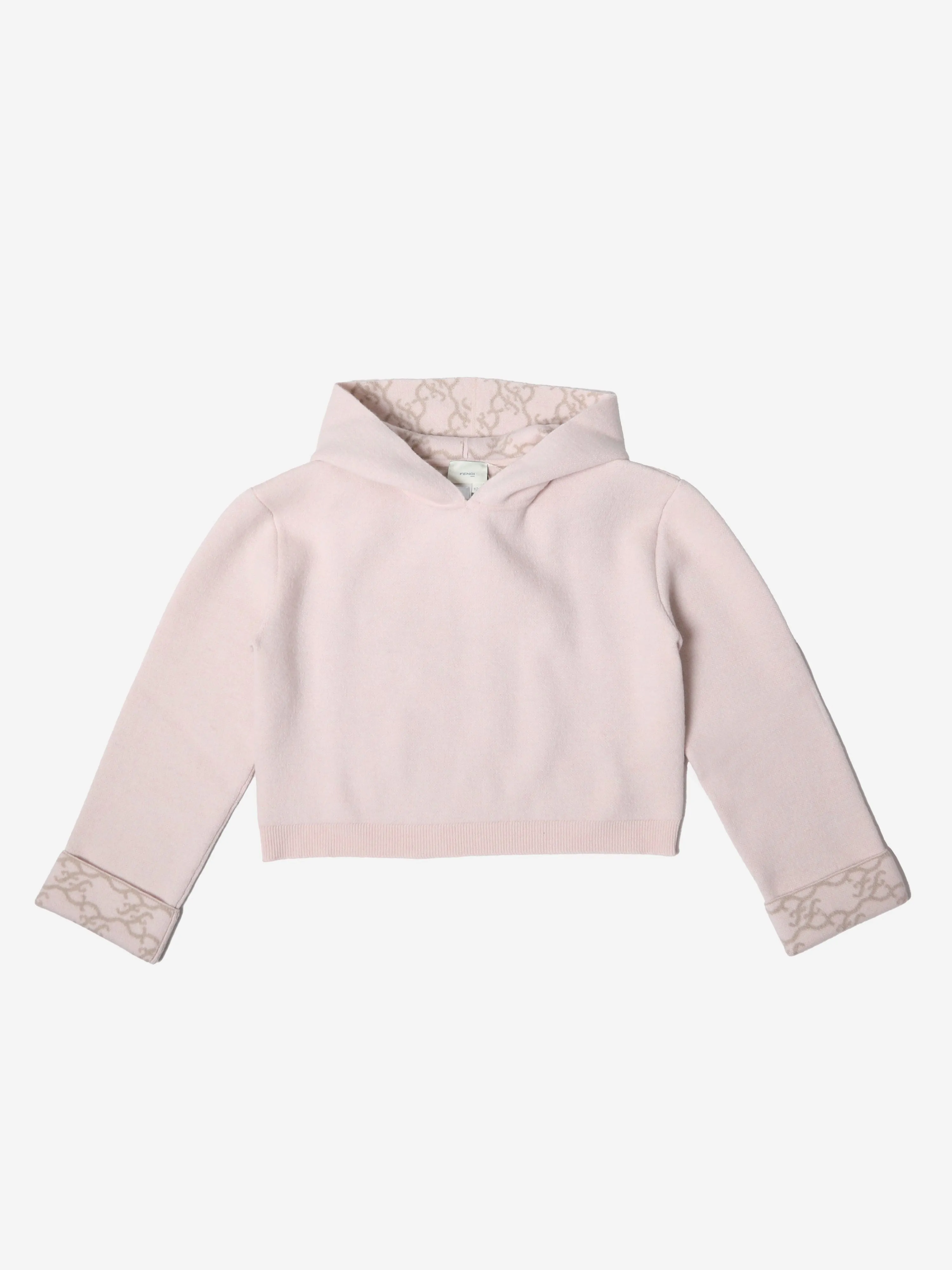 Fendi Unisex Woll-Strickkapuzenpullover