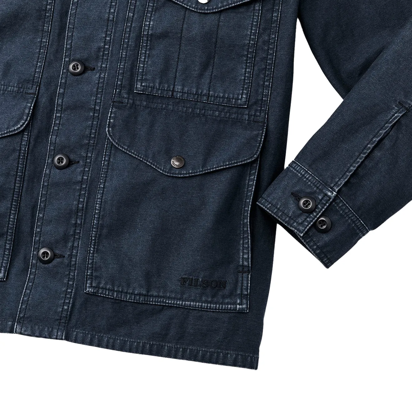 Filson Field Cruiser Umgekehrter Sateen Blau-Muschel