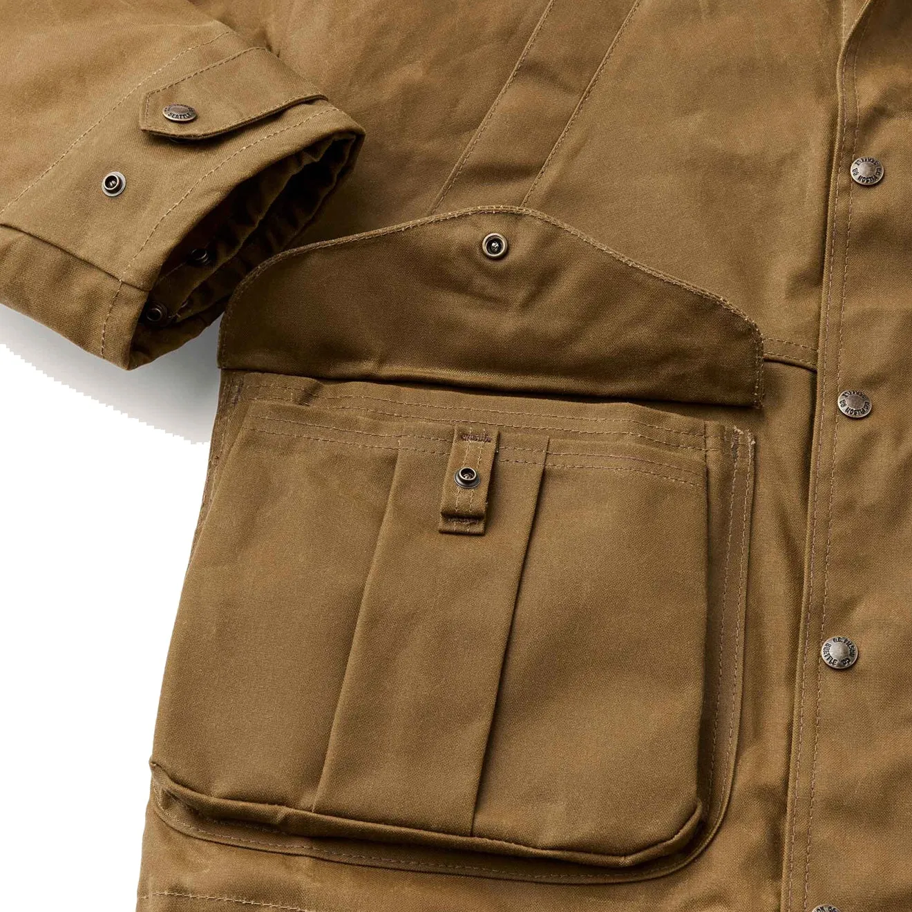 Filson Tin Cloth Feldjacke Dunkelbeige