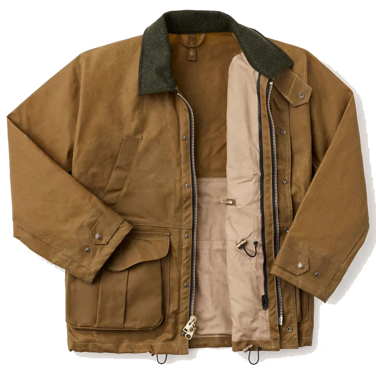 Filson Tin Cloth Feldjacke Dunkelbeige