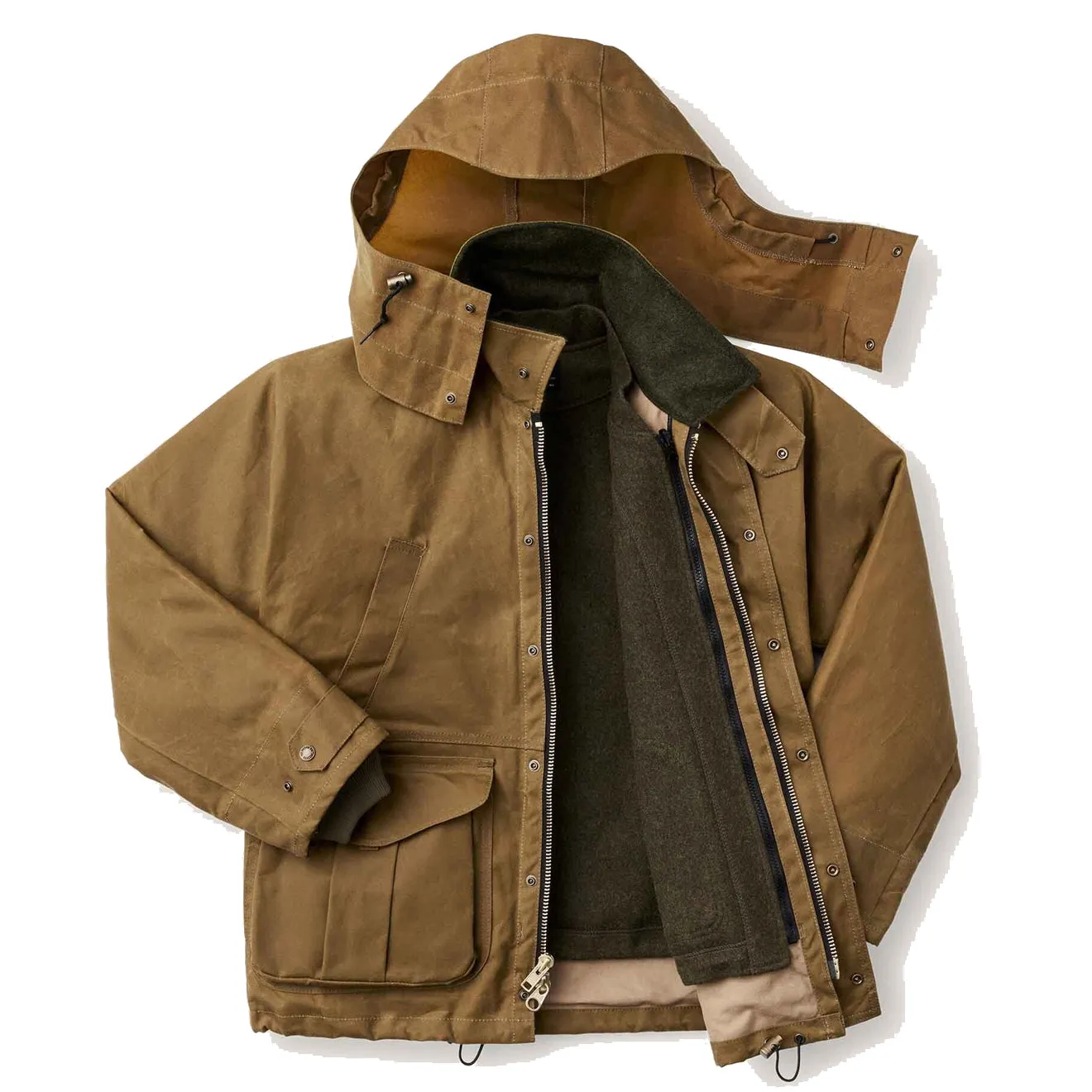 Filson Tin Cloth Feldjacke Dunkelbeige
