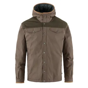Fjallraven Grönland No. 1 Daunenjacke Wildleder Braun / Dunkeloliv