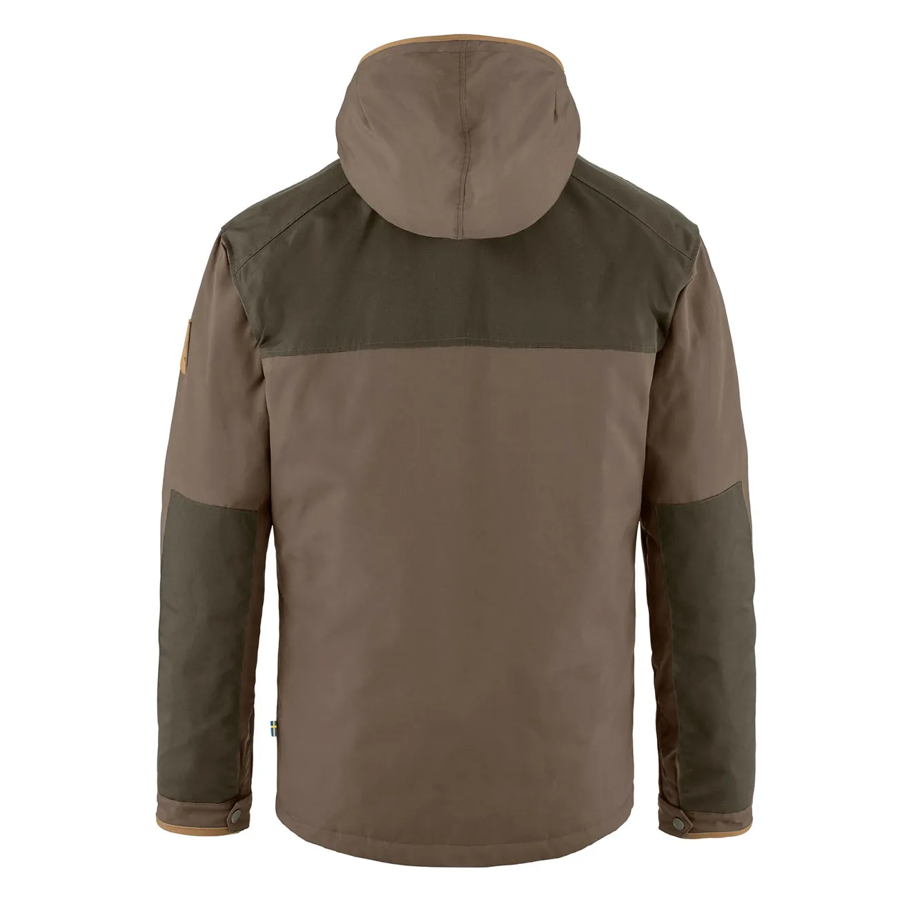 Fjallraven Grönland No. 1 Daunenjacke Wildleder Braun / Dunkeloliv