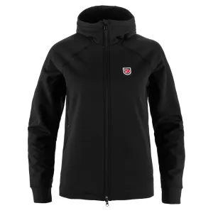 Fjallraven Damen Expedition Fleece Kapuzenpullover Schwarz