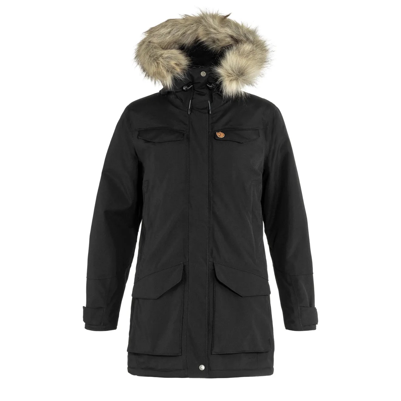 Fjallraven Damen Nuuk Parka Schwarz