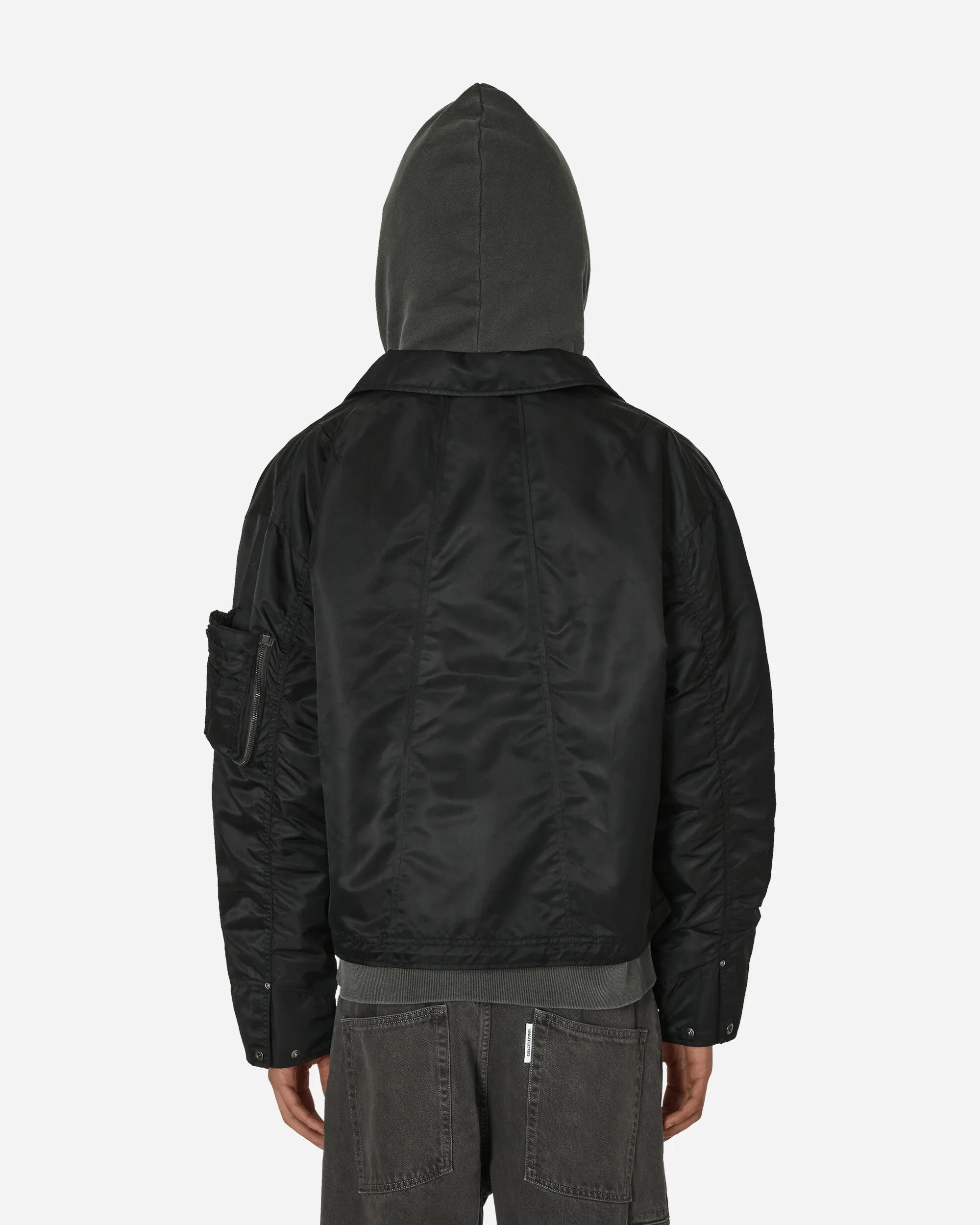 Fliegerjacke Schwarz
