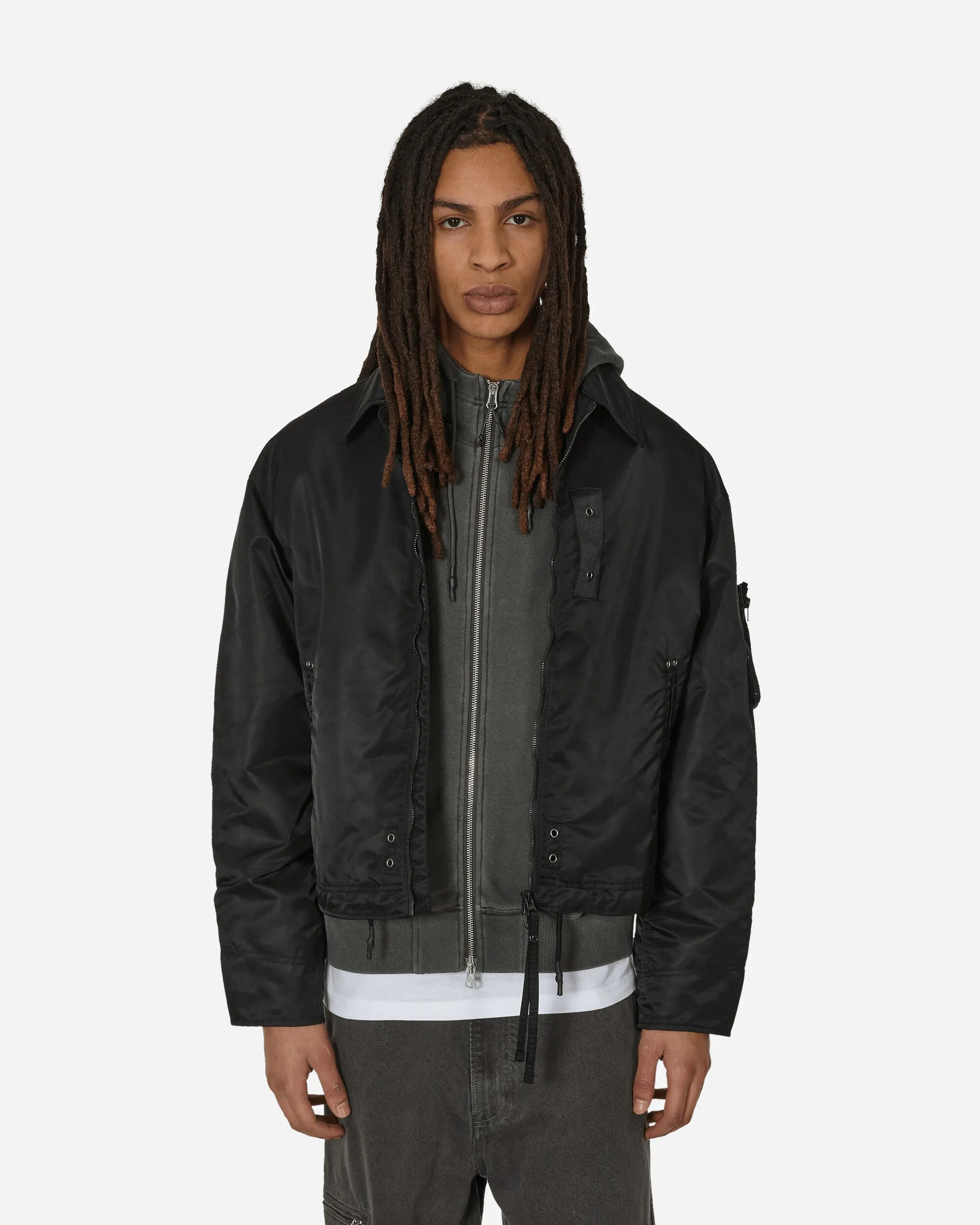 Fliegerjacke Schwarz