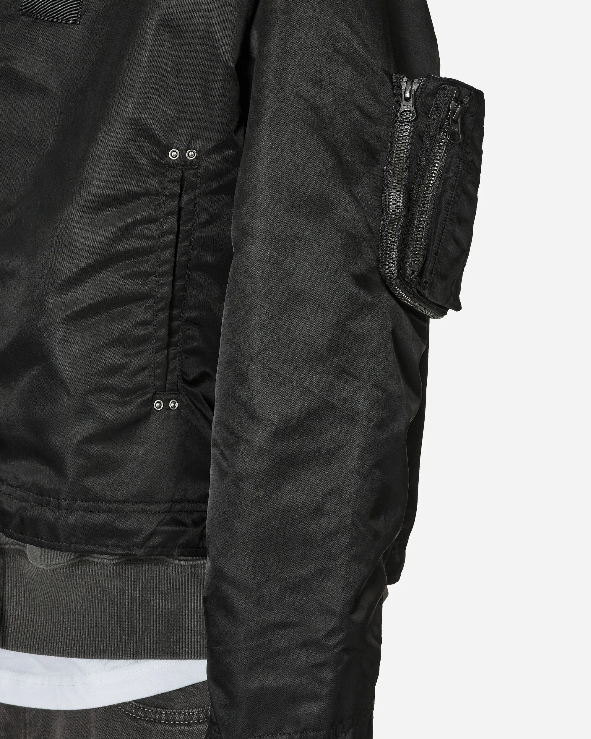 Fliegerjacke Schwarz