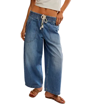 Free People Kleidung Easy Peasy Pull On Jeans in Kein Problem