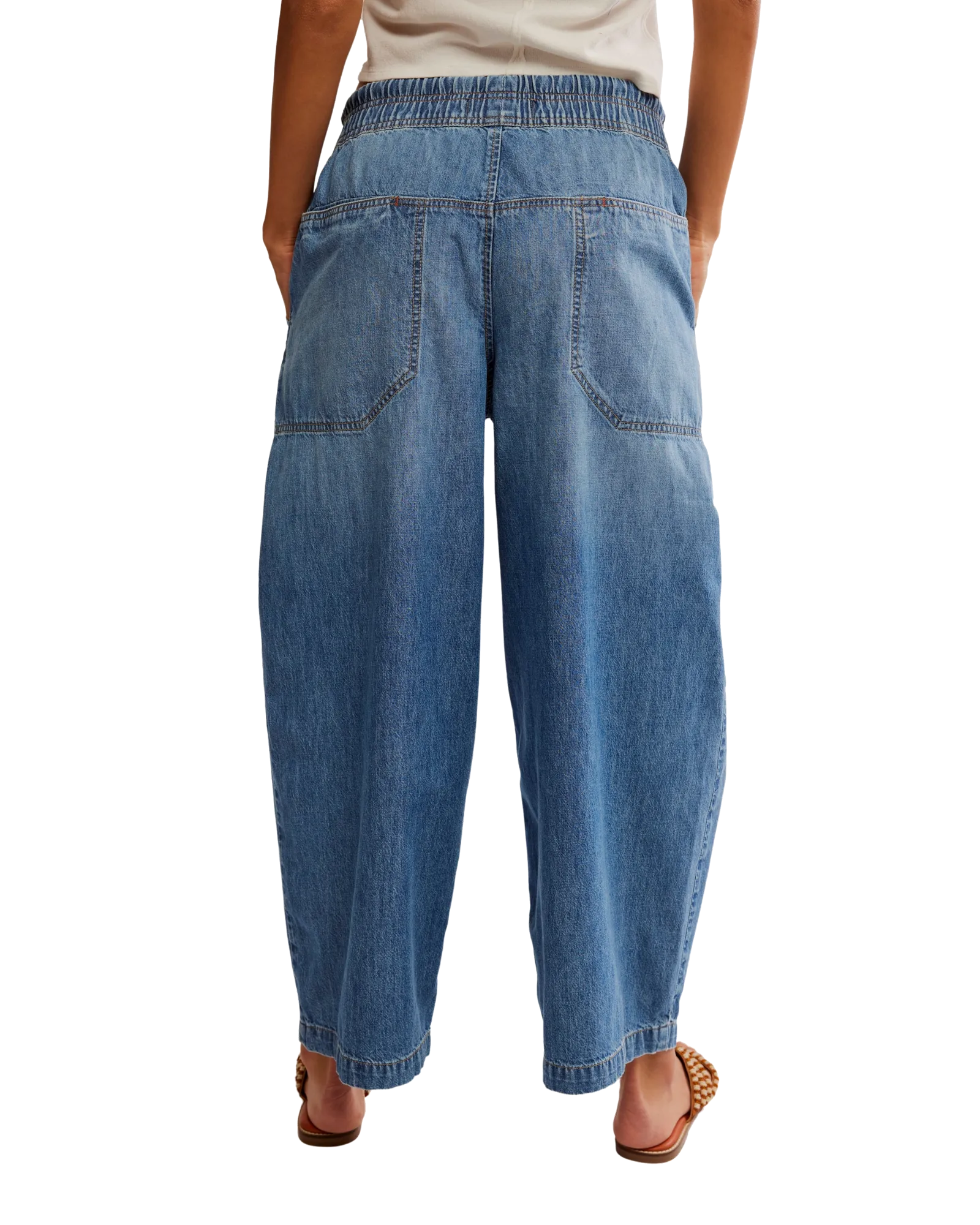 Free People Kleidung Easy Peasy Pull On Jeans in Kein Problem
