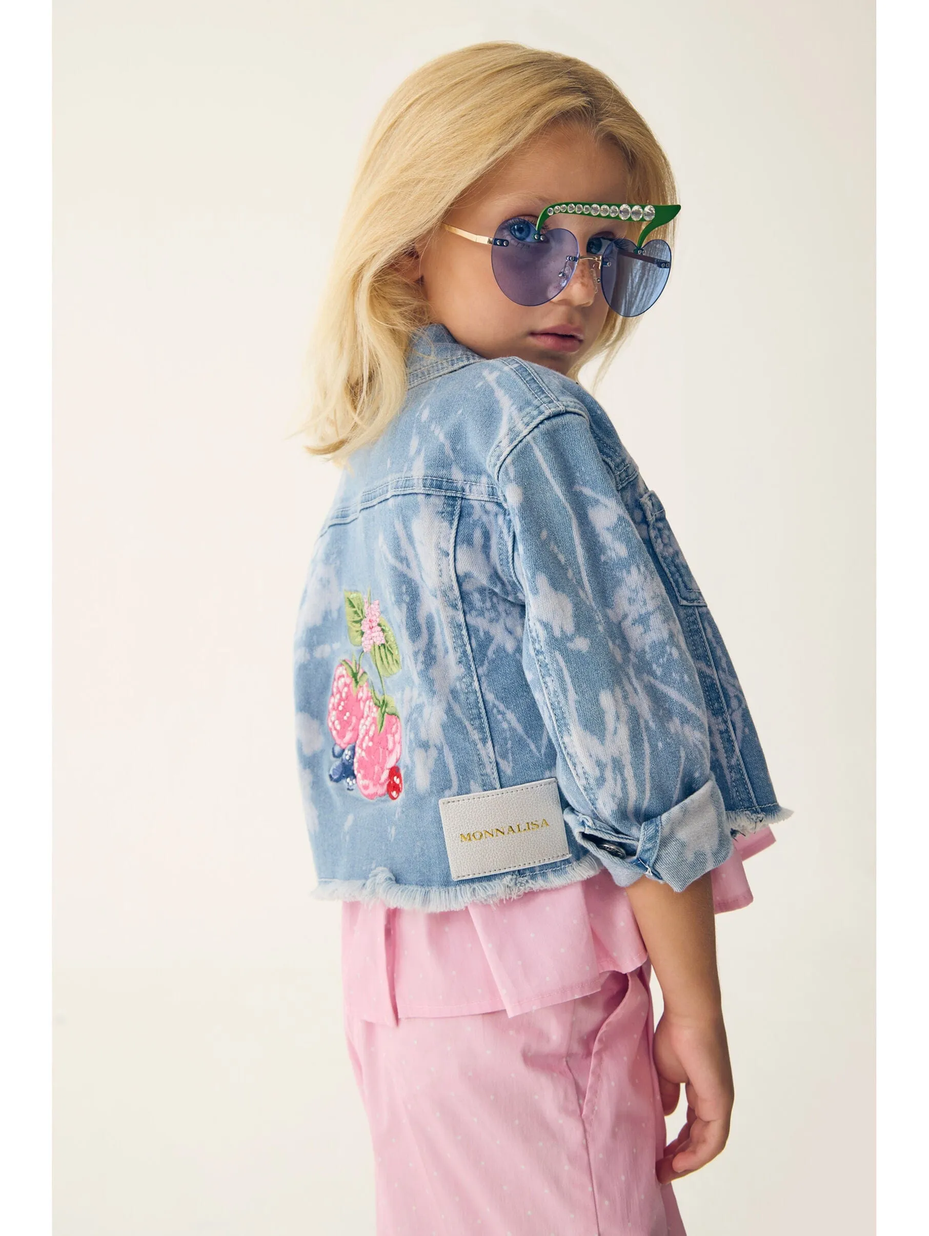 Mädchen Denim Jacke in Blau