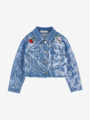 Mädchen Denim Jacke in Blau