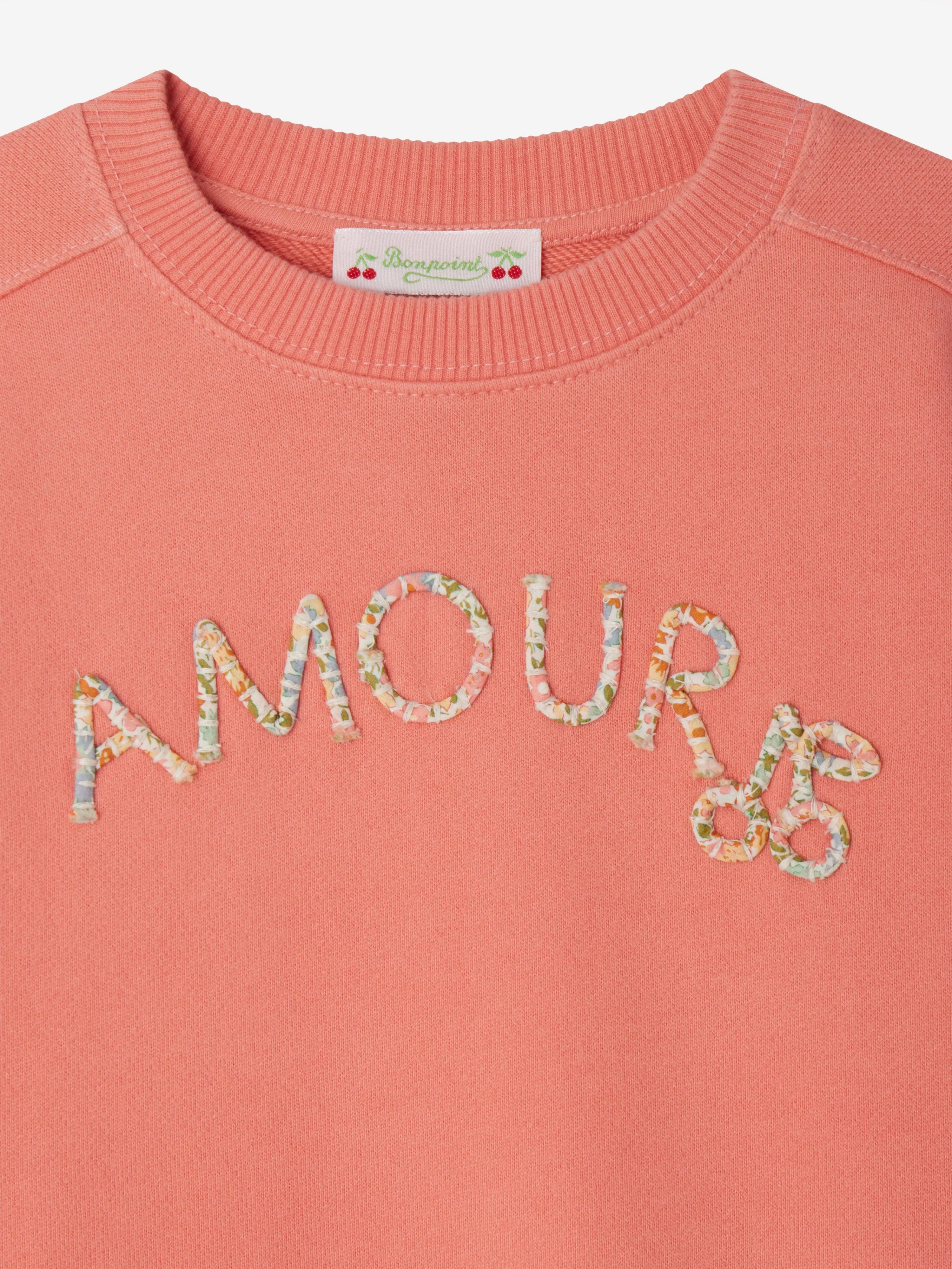 Mädchen Gena Sweatshirt in Rosa