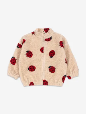 Mädchen Jody Marienkäfer Teddy Jacke in Beige