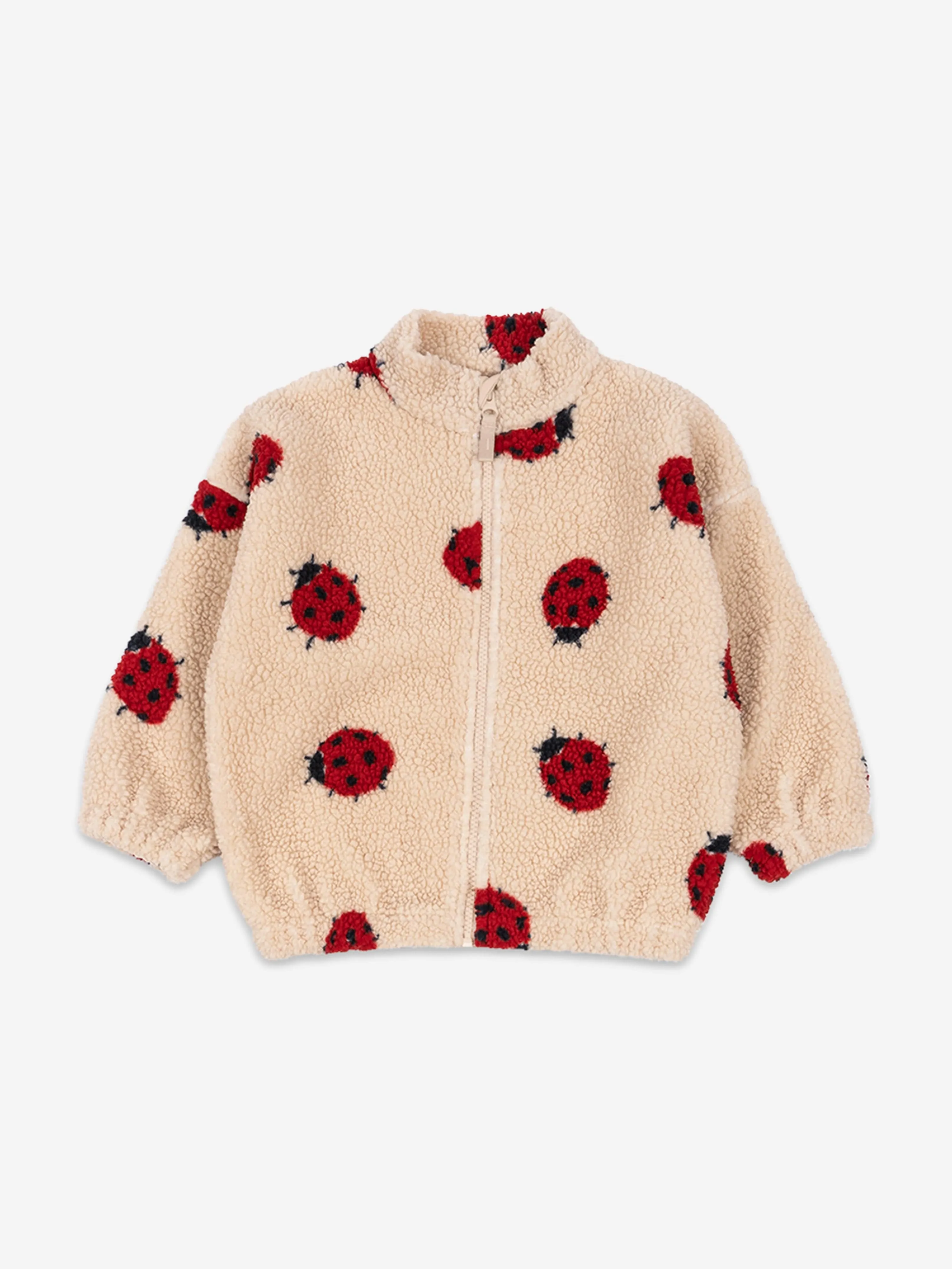 Mädchen Jody Marienkäfer Teddy Jacke in Beige