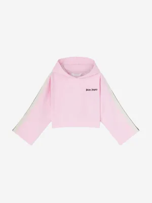 Mädchen Neue Track Cropped Hoodie in Rosa