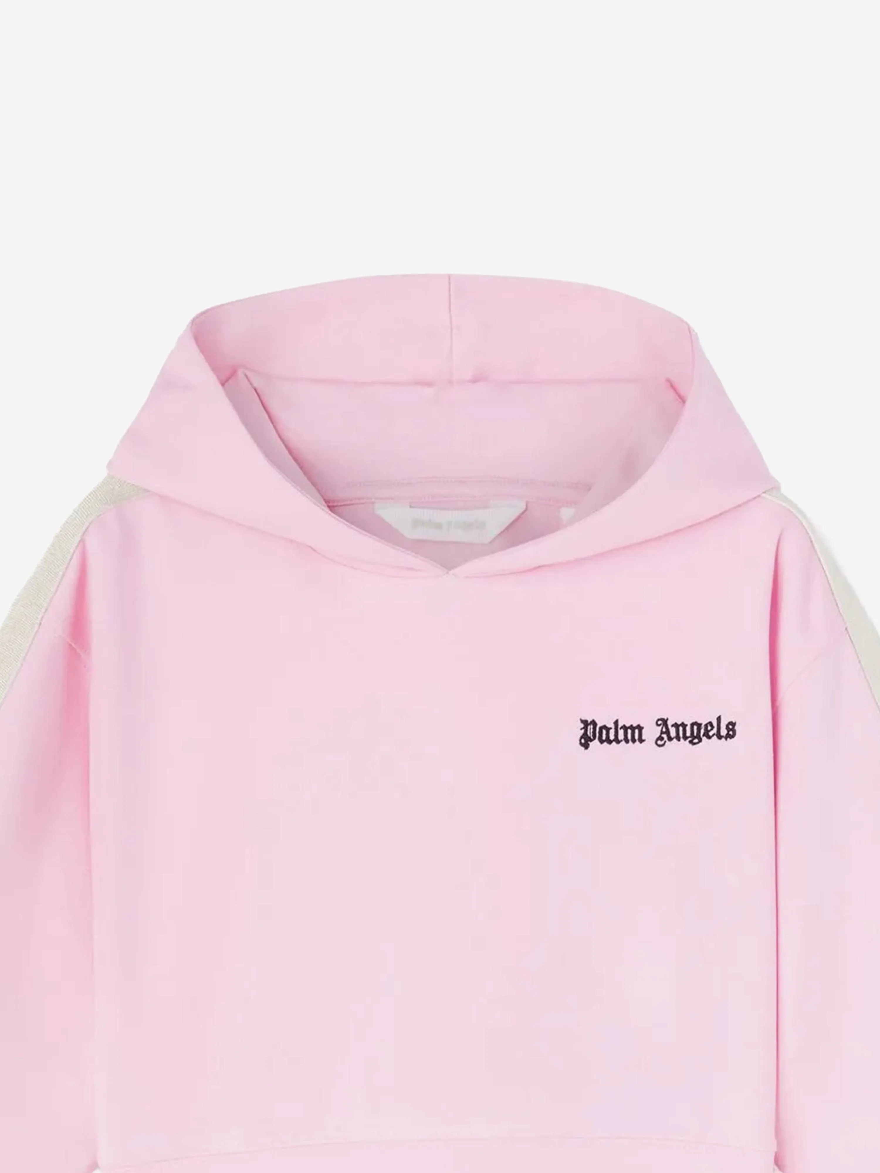 Mädchen Neue Track Cropped Hoodie in Rosa