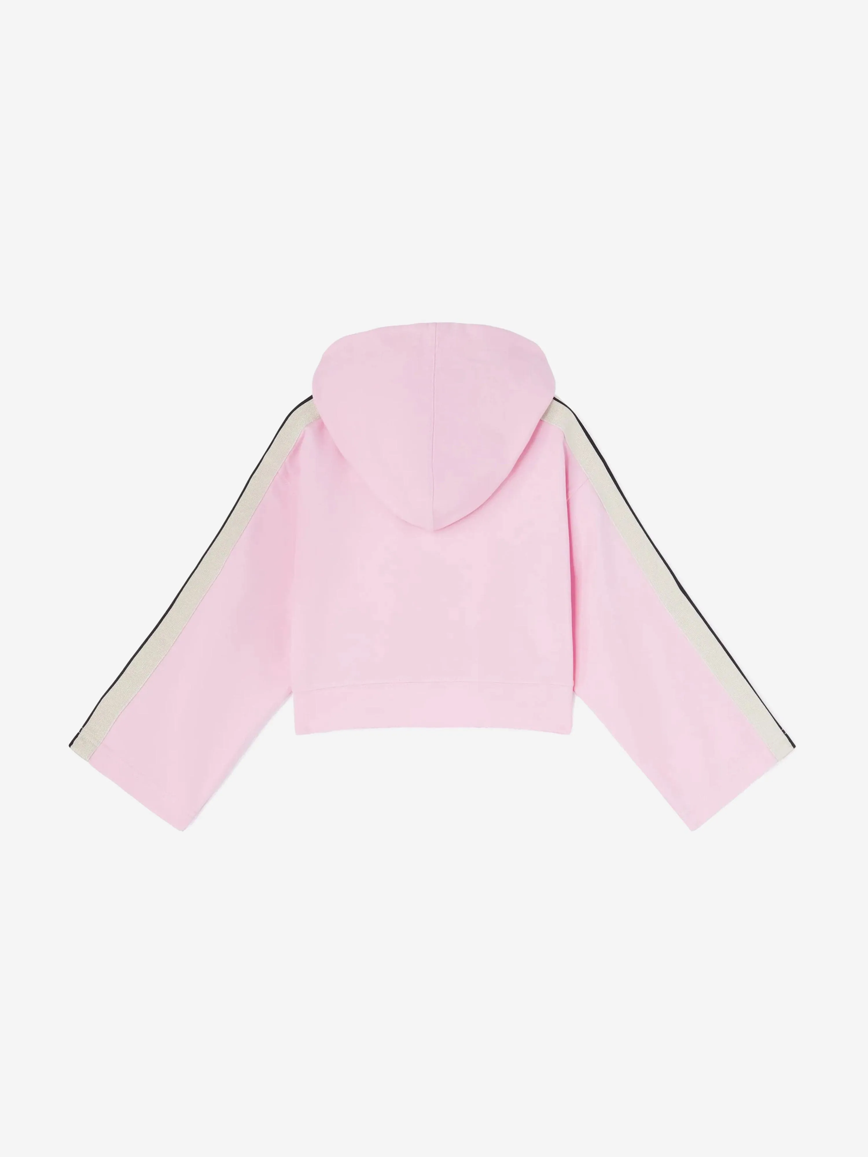 Mädchen Neue Track Cropped Hoodie in Rosa