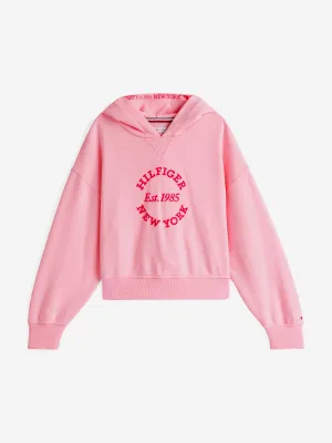 Mädchen New York Hoodie in Rosa