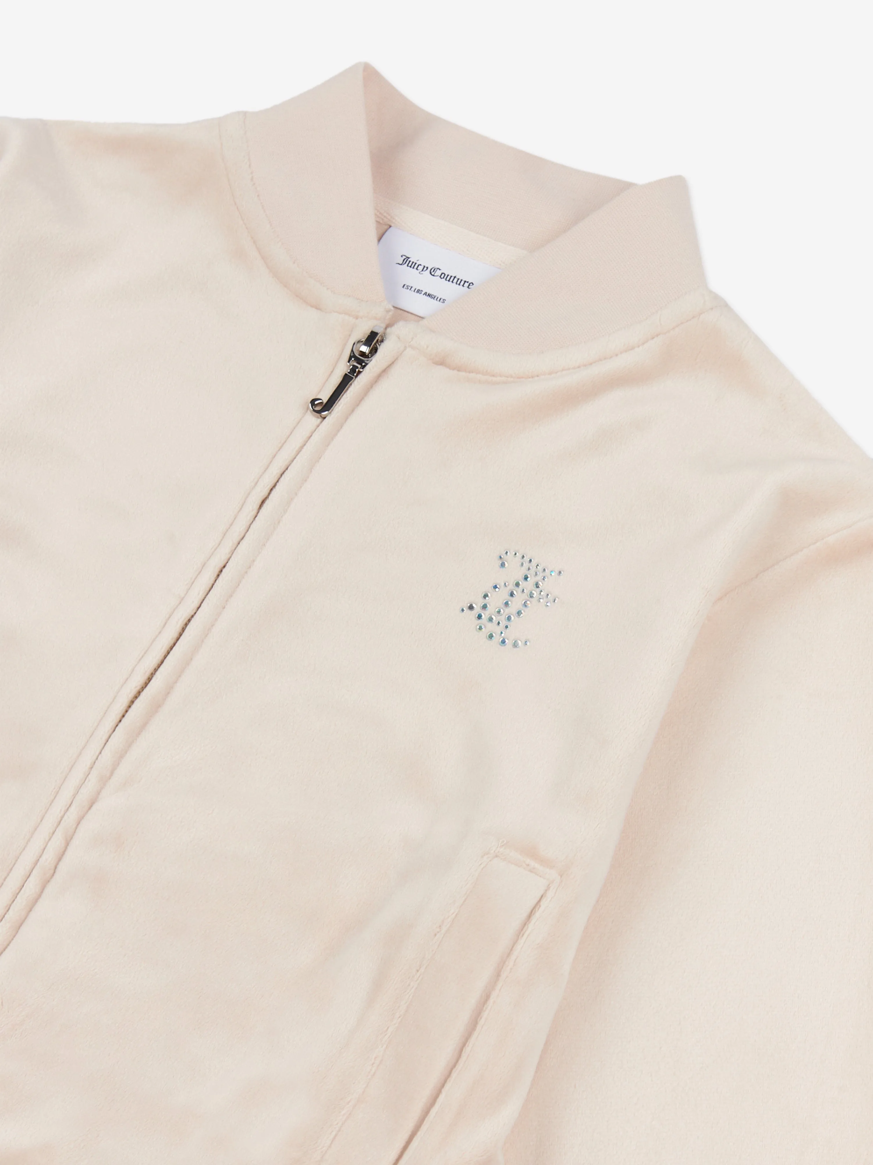 Mädchen kürzere Länge Reißverschluss Oberteil in Beige