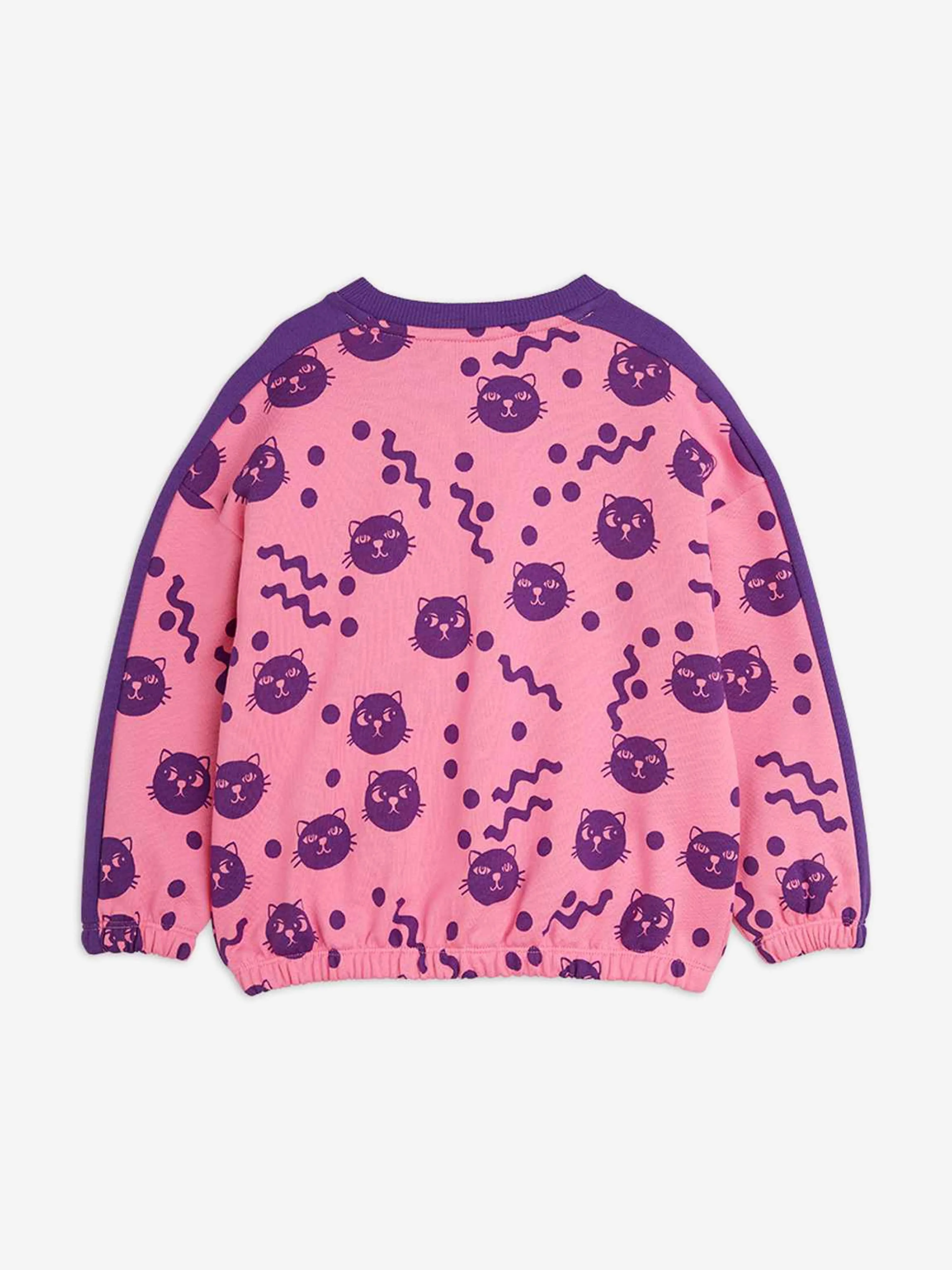 Mädchen Squiggly Cats AOP Sweatshirt in Rosa