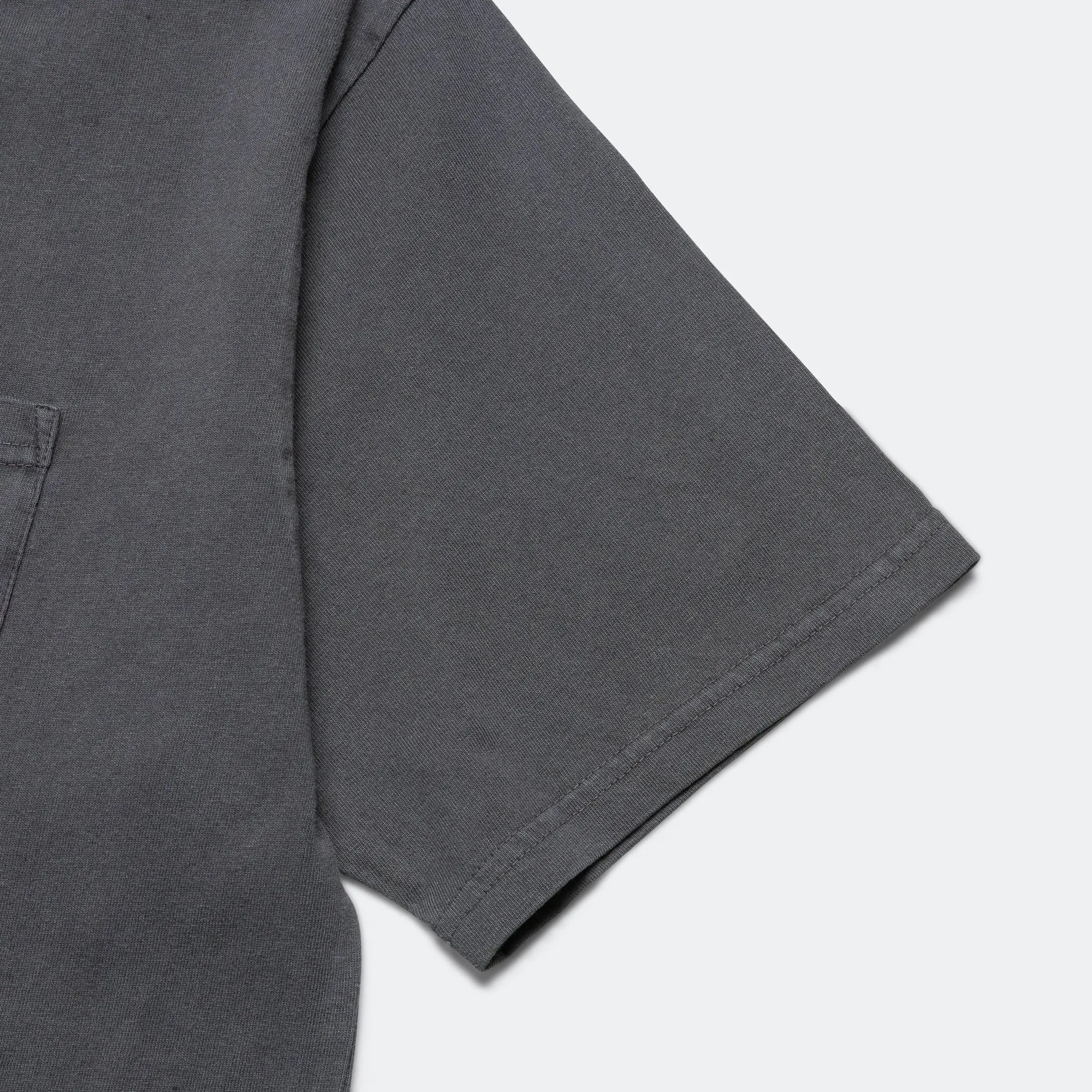 Gramicci Kleidung Healthknit SS Pocket T-Shirt - Pigmentschwarz