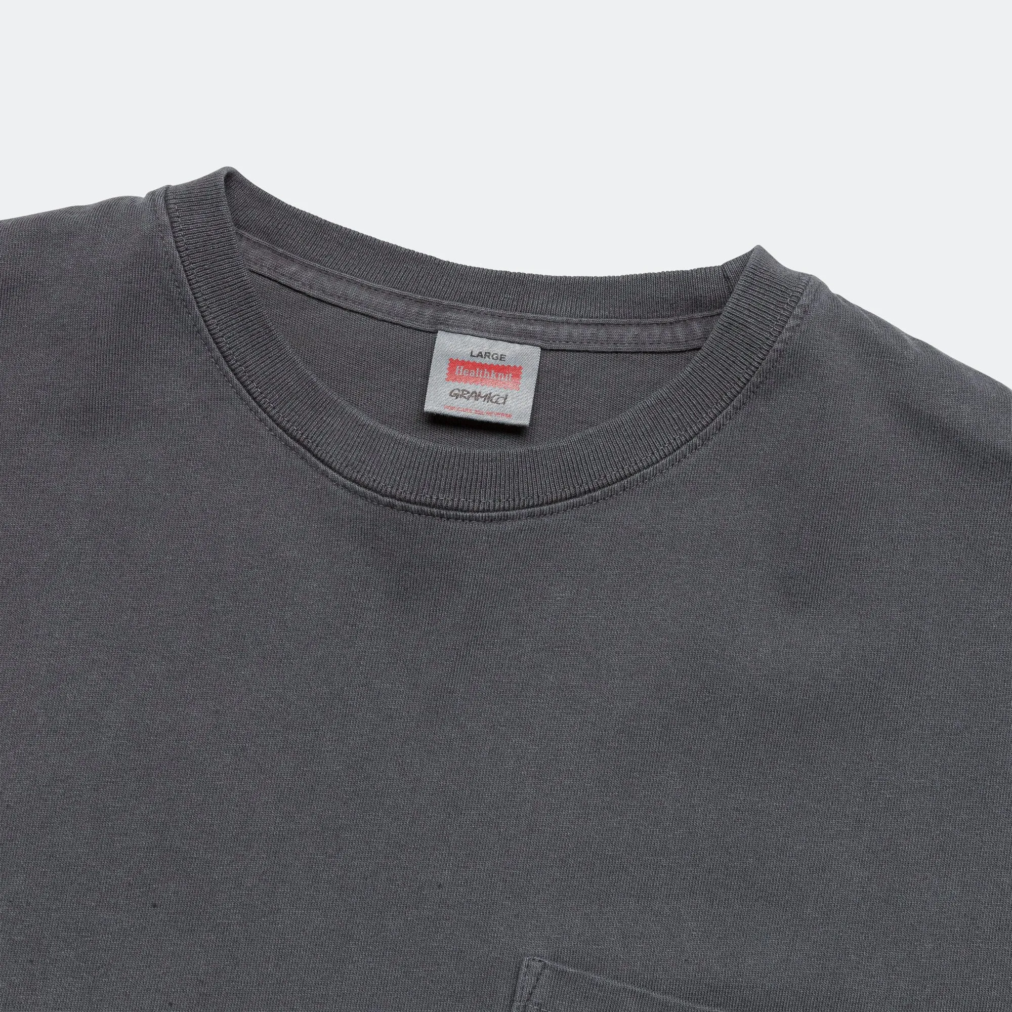 Gramicci Kleidung Healthknit SS Pocket T-Shirt - Pigmentschwarz