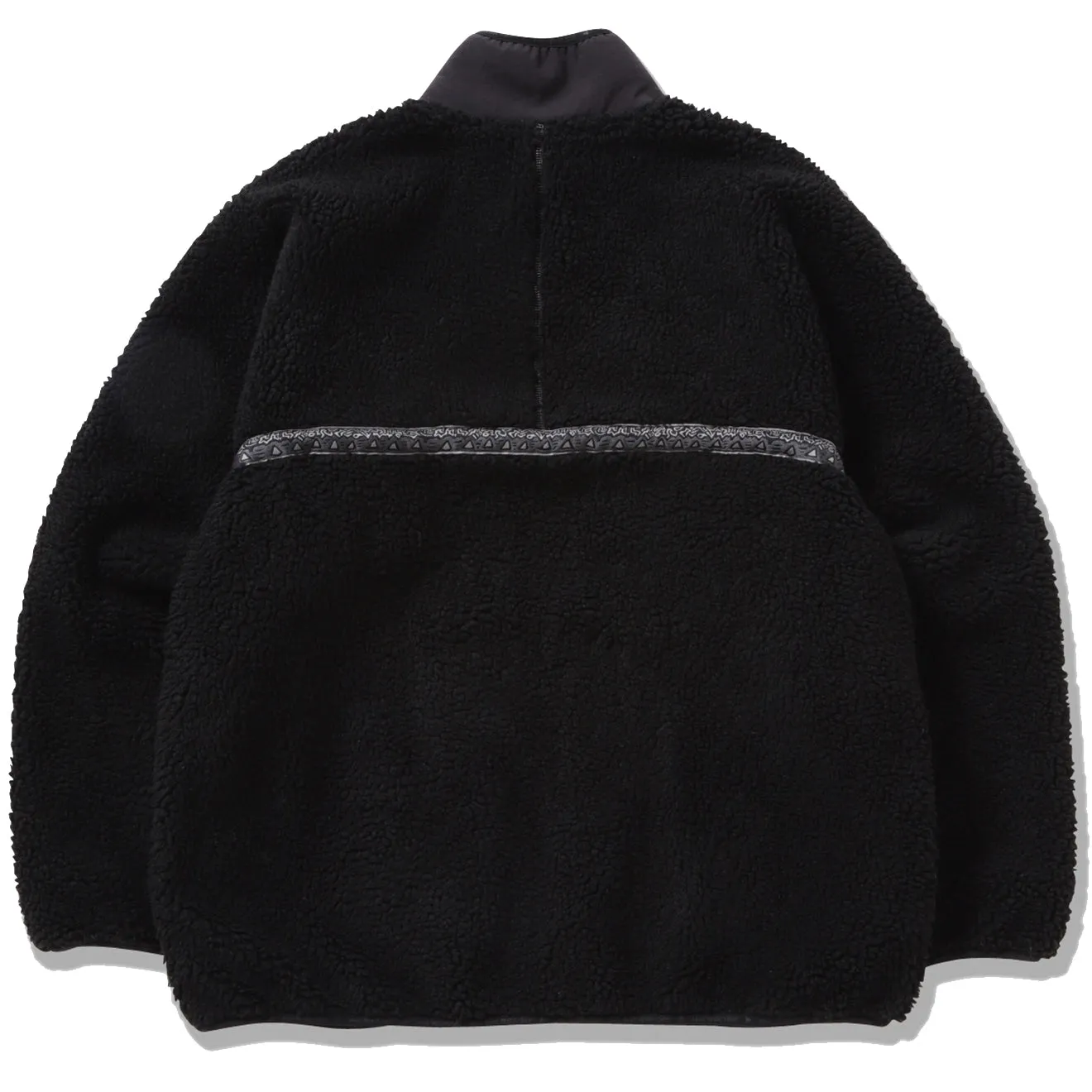 Gramicci x And Wander JQ Tape Fleece Jacket Schwarz