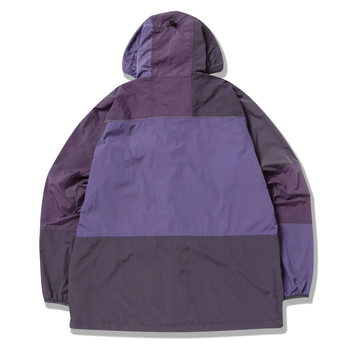 Gramicci x And Wander Patchwork Wind Hoodie Mehrfarbig Lila