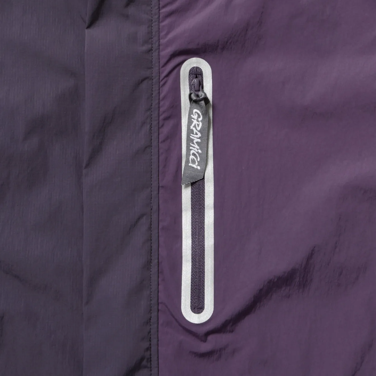 Gramicci x And Wander Patchwork Wind Hoodie Mehrfarbig Lila