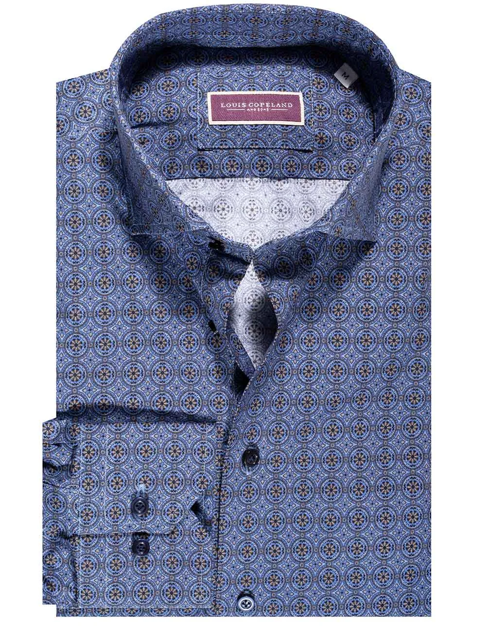 Griezmann Medaillon Shirt Marineblau