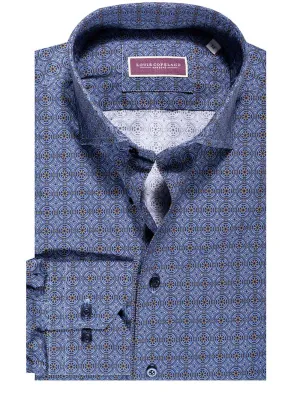 Griezmann Medaillon Shirt Marineblau