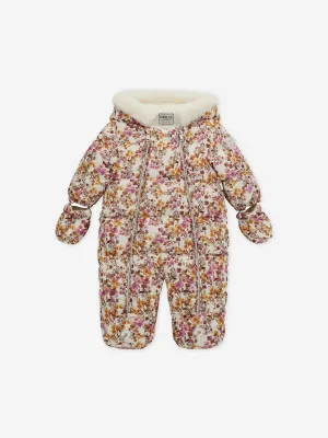 Guess Baby Girls Blumen-Schneeanzug in Rosa