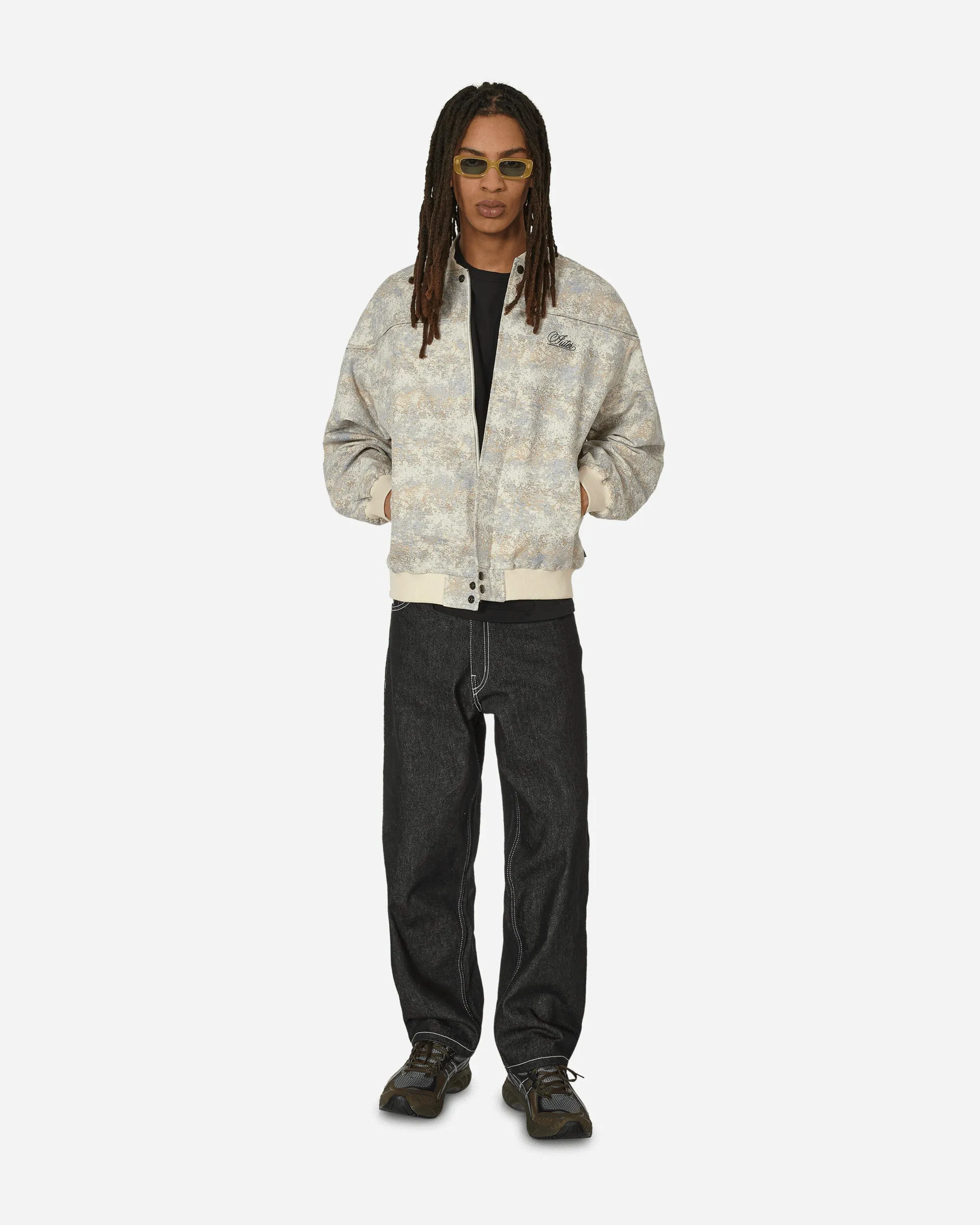 Hazy Jacquard Bomberjacke Beige