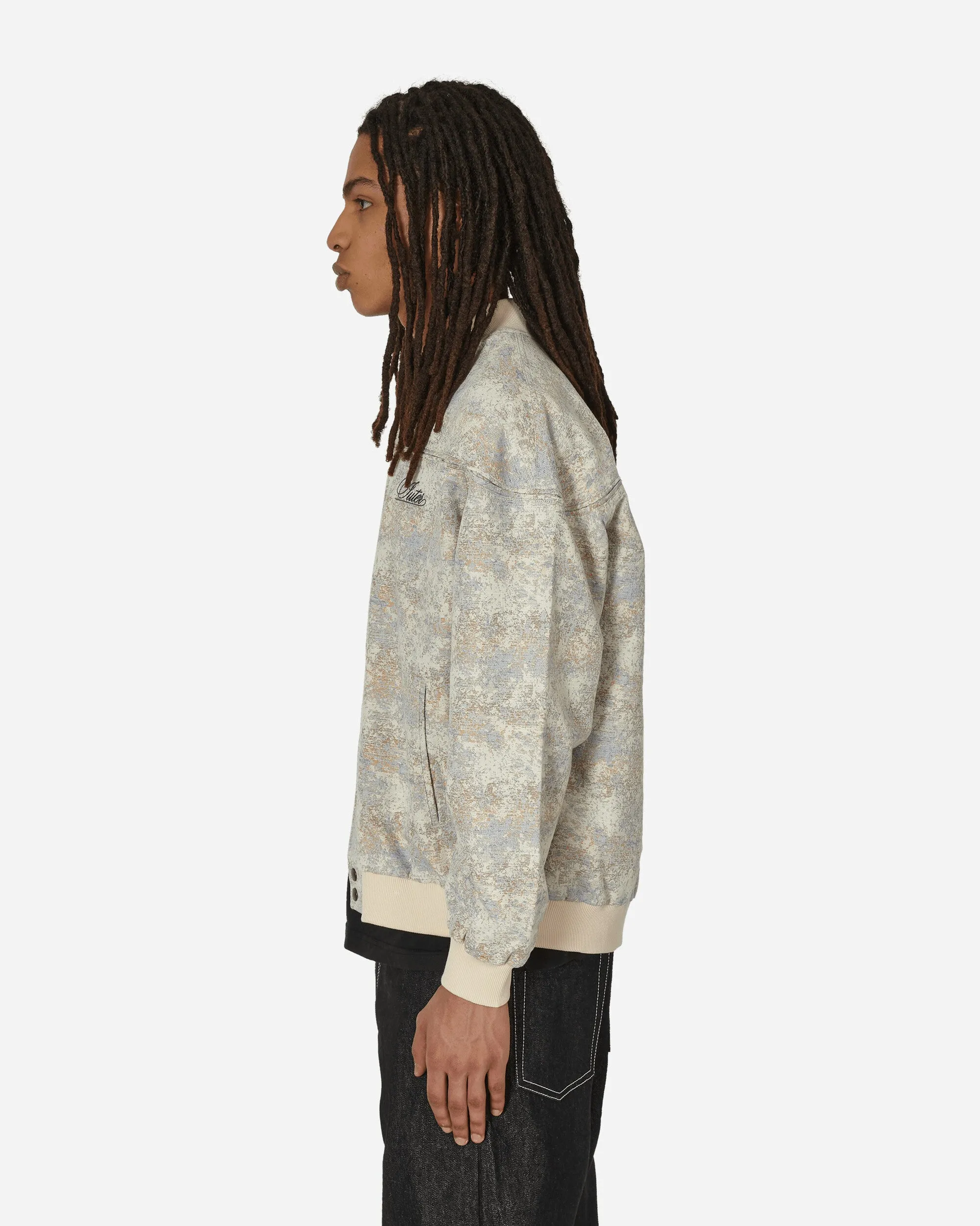 Hazy Jacquard Bomberjacke Beige