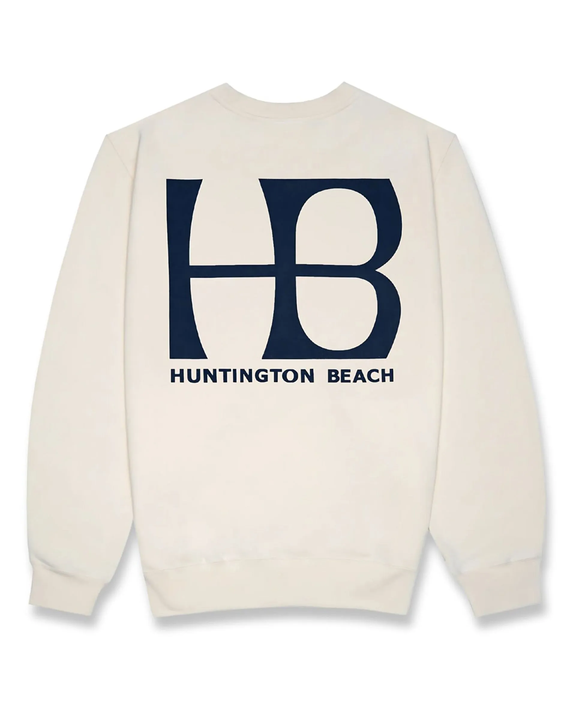 HB City Logo 2 Crewneck Sweatshirt - Knochenfarbe