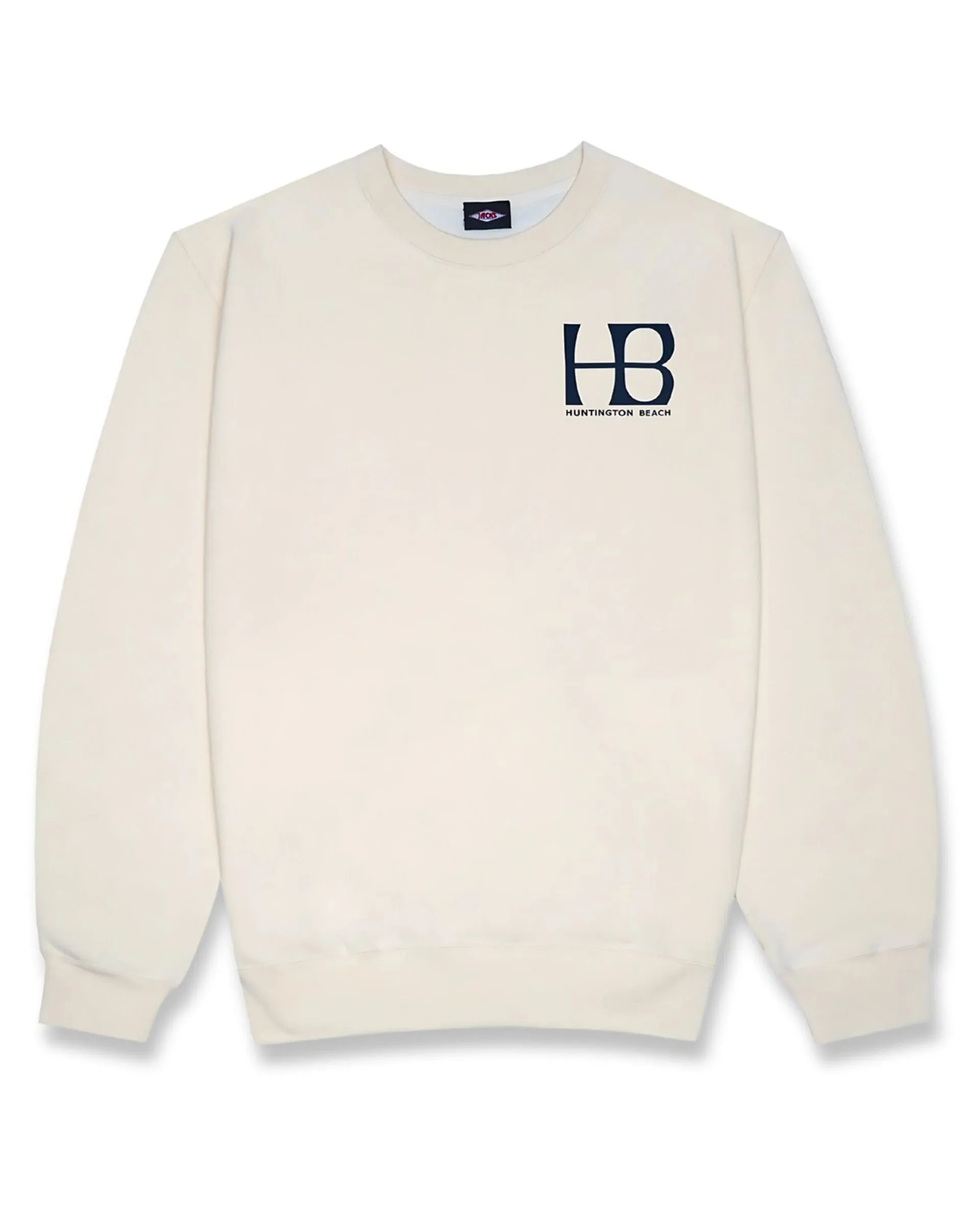 HB City Logo 2 Crewneck Sweatshirt - Knochenfarbe