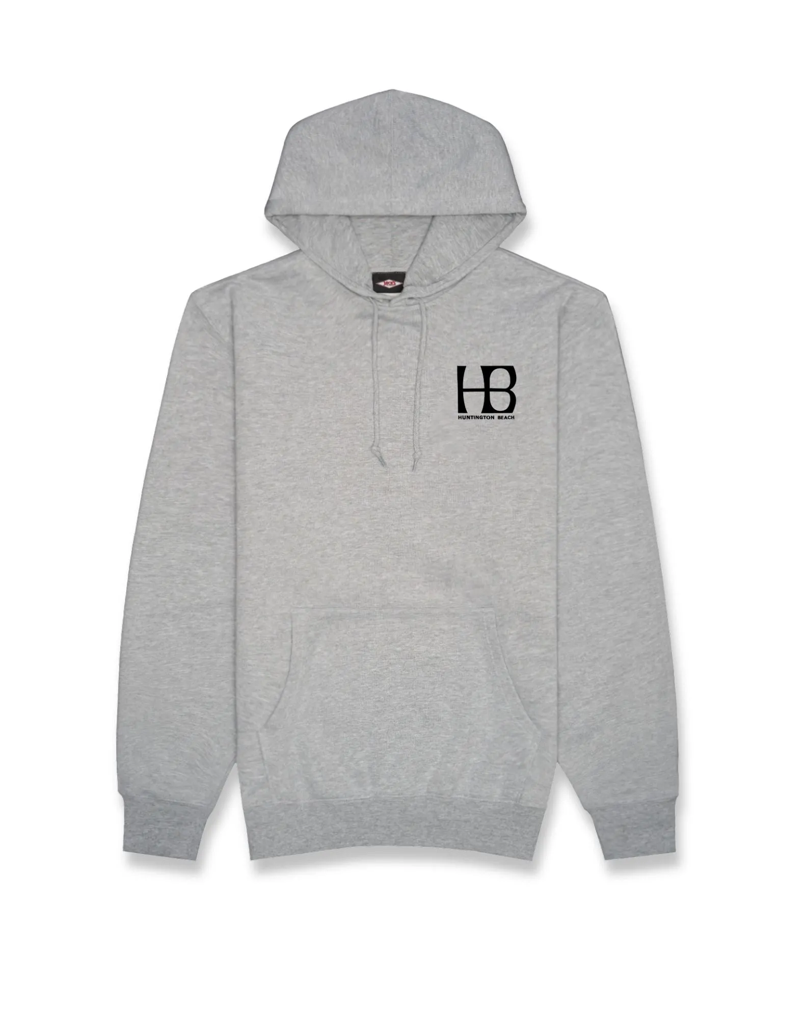 HB City Logo 2 Pullover Hoodie - Meliertes Grau