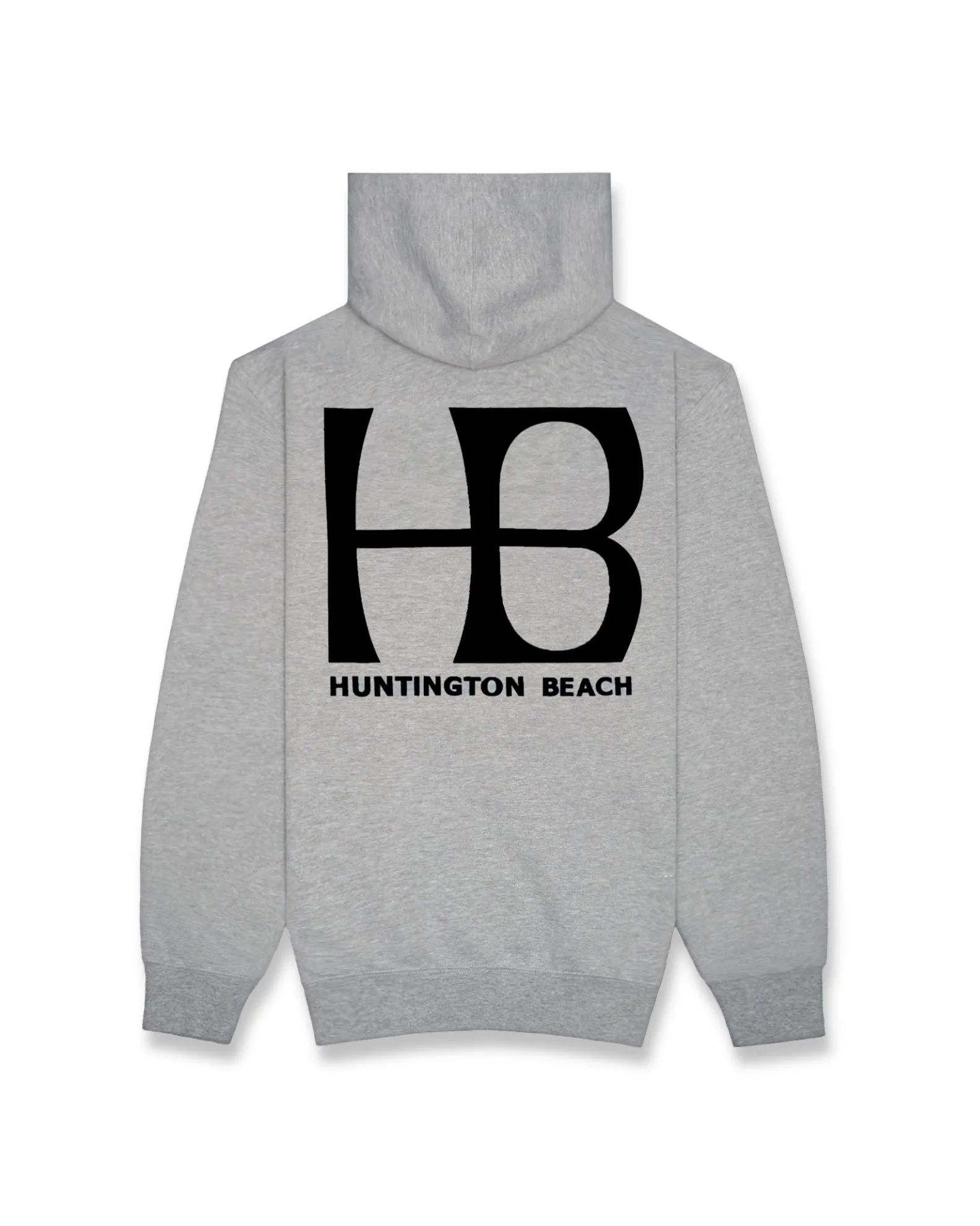 HB City Logo 2 Pullover Hoodie - Meliertes Grau