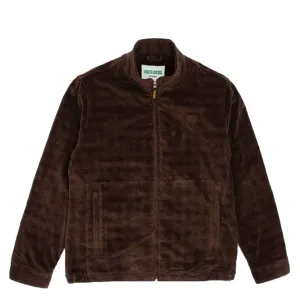 Hikerdelic Plaid Cordjacke in Braun