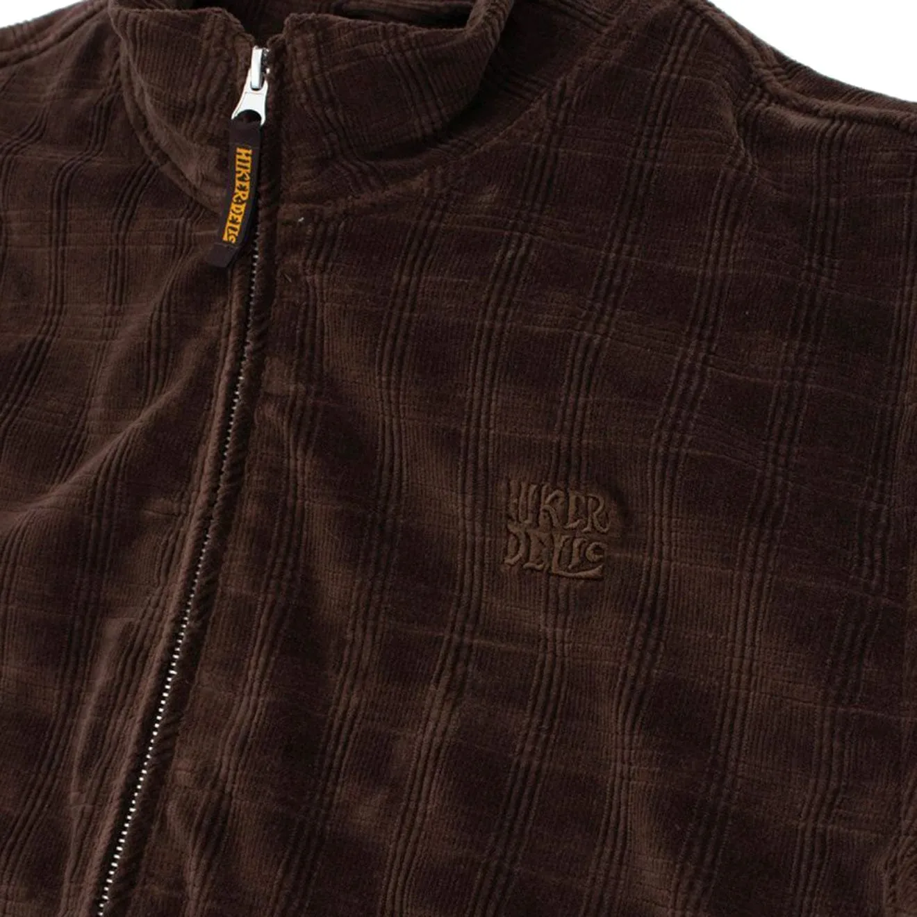 Hikerdelic Plaid Cordjacke in Braun