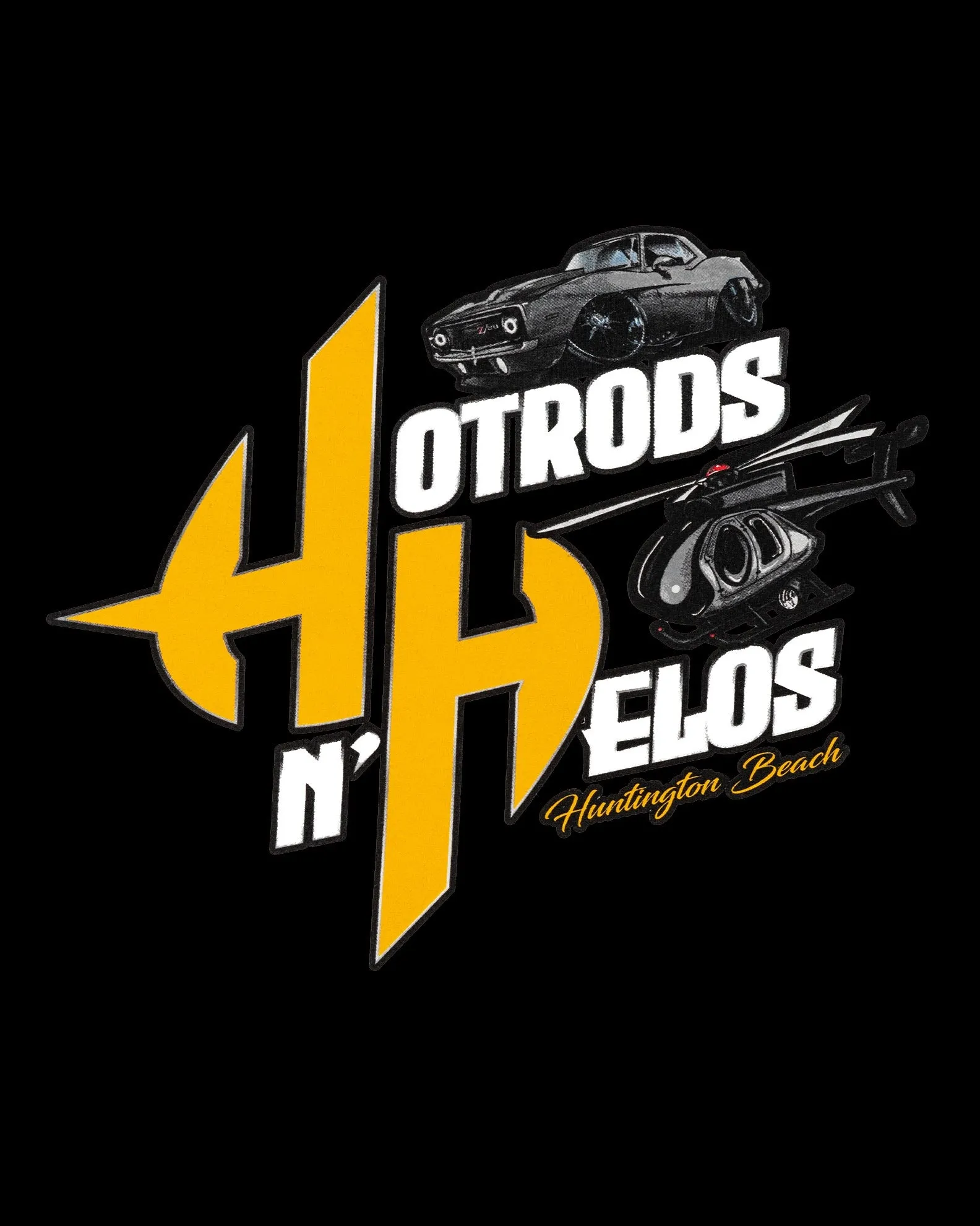 Hotrods N Helos Hoodie - Schwarz