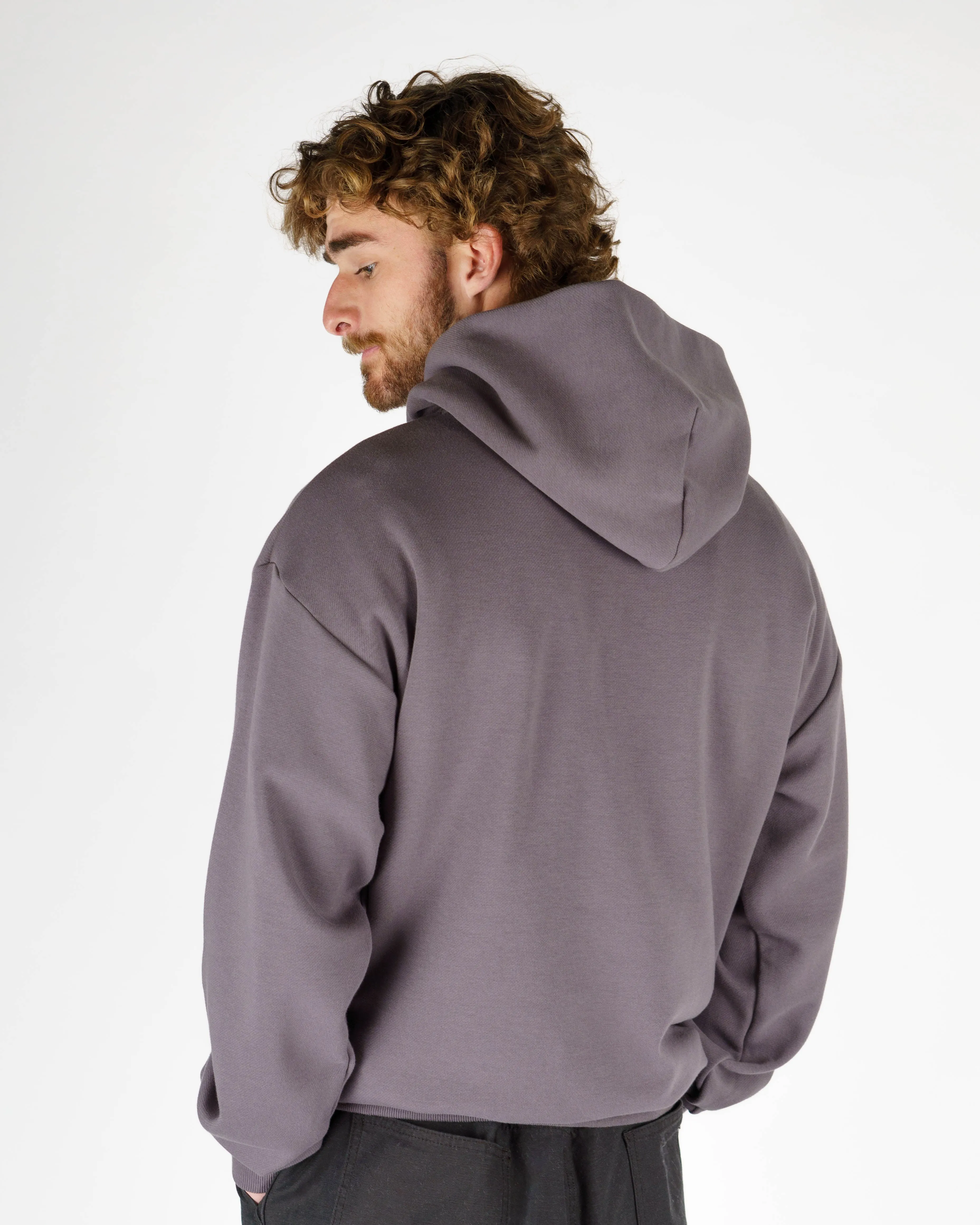James Pullover Hoodie - Dunkelgrau