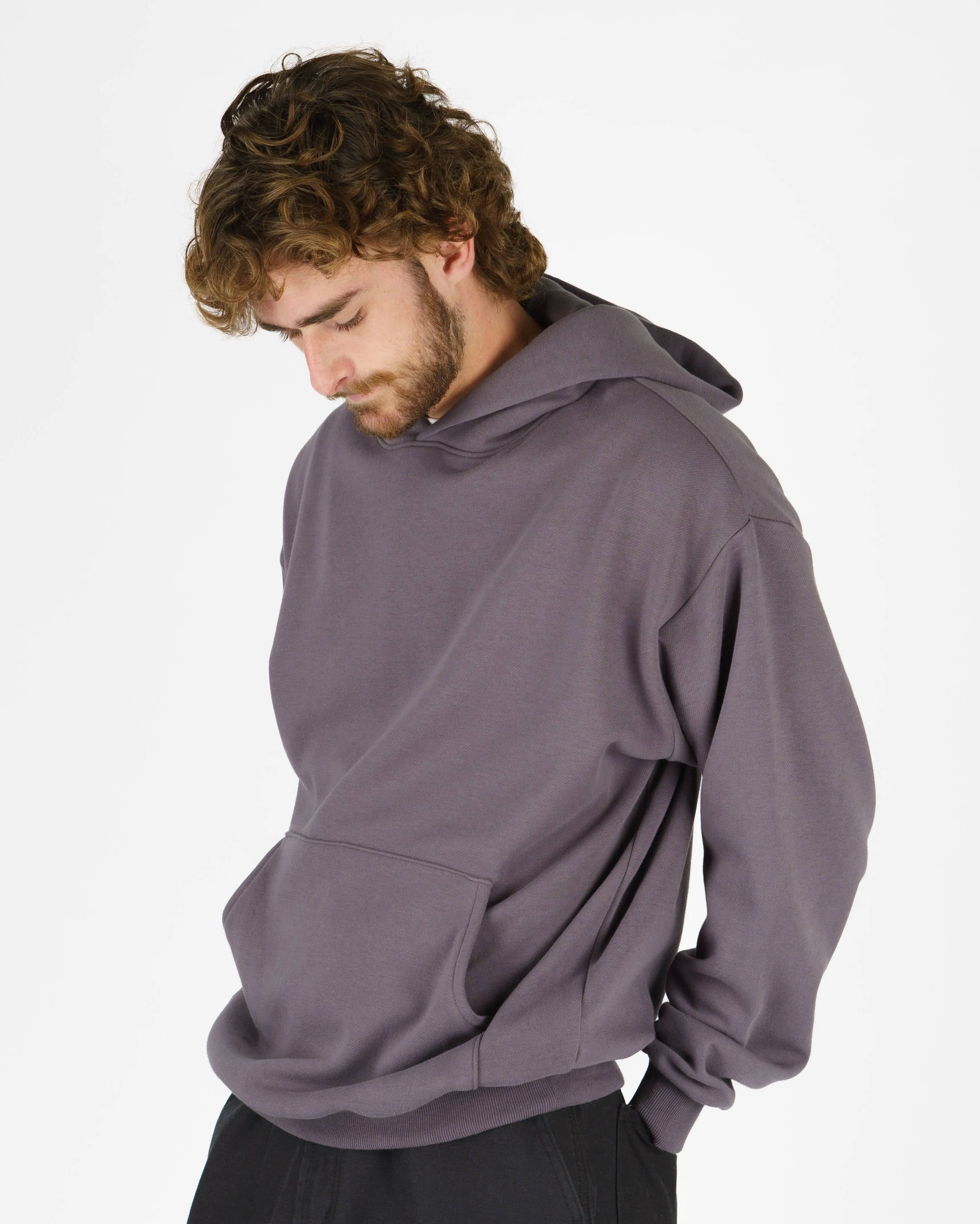 James Pullover Hoodie - Dunkelgrau